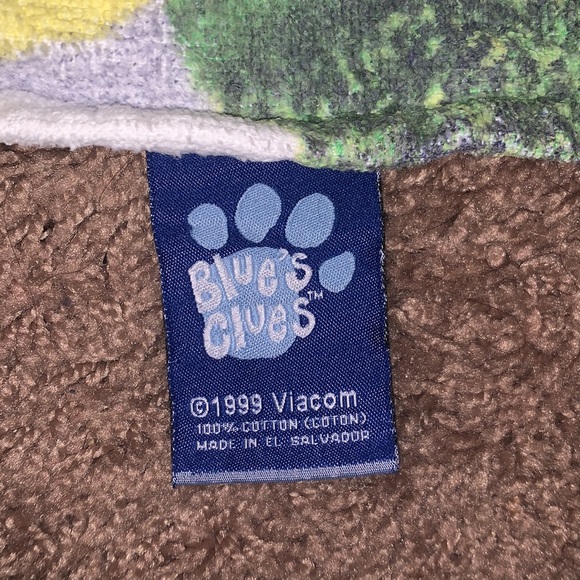 Vintage Blues Clues Nickelodeon Bath Towel - Picture 4 of 5